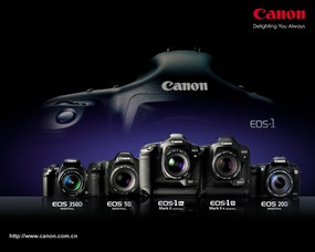  Canon 数码相机壁纸 Canon Digital Camera Desktop Wallpaper Canon 佳能数码相机系列壁纸 广告壁纸