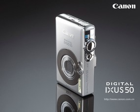  Canon 数码相机壁纸 Canon Digital Camera IXUS50 Canon 佳能数码相机系列壁纸 广告壁纸