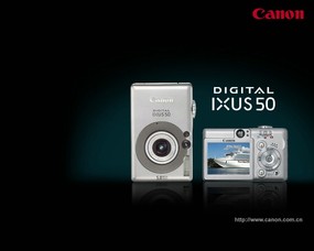  Canon 数码相机壁纸 Canon Digital Camera IXUS50 Canon 佳能数码相机系列壁纸 广告壁纸