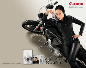  Canon 数码相机壁纸 Canon Digital Camera IXUS55 Canon 佳能数码相机系列壁纸 广告壁纸