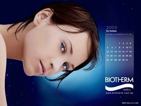 广告设计壁纸 Biotherm 广告模特壁纸 Advertising Biotherm Advertising Celebrity 法国 Biotherm 碧欧泉 广告壁纸