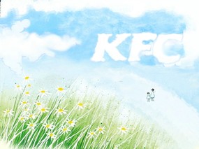  KFC 肯德基广告设计壁纸 肯德基广告插画壁纸(第一辑) 广告壁纸