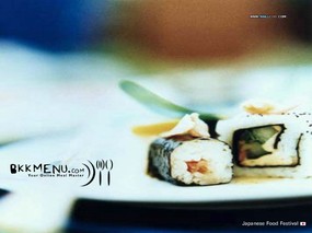  日本寿司 Desktop Wallpaper of Japanese Food 美食美味-各地美食(二) 广告壁纸