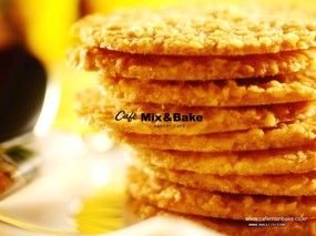 美味甜品屋 Bakery Cafe Bakery Cafe Delicious Deserts photo 美味甜品屋-Mix& Bake 广告壁纸