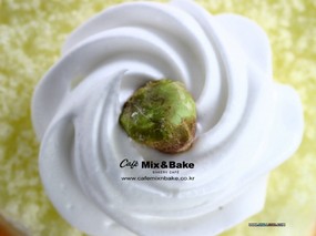 美味甜品屋 Bakery Cafe Bakery Cafe Cakes Desserts Wallpaper 美味甜品屋-Mix& Bake 广告壁纸
