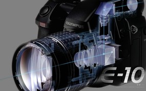  2000年的奥林巴斯相机 Olympus Cameras Olympus E 10 Olympus 奥林巴斯70年经典相机壁纸(上辑) 广告壁纸