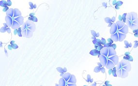  淡雅系 花卉背景图案设计 美丽碎花布 之 简洁淡雅系 花卉壁纸