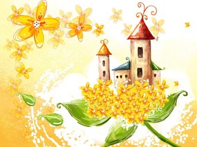 艺术风格花卉图案插画设计 花卉插画 花卉设计插图 1600 1200 艺术风格花卉图案插画设计(第二集) 花卉壁纸