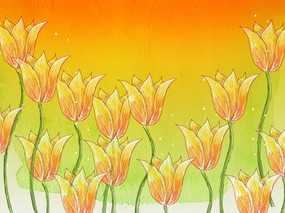 艺术风格花卉图案插画设计 清新风格 花卉设计插图 1600 1200 艺术风格花卉图案插画设计(第二集) 花卉壁纸
