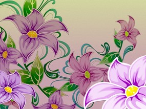 艺术风格花卉图案插画设计 艺术风格花卉图案设计 1600 1200 艺术风格花卉图案插画设计(第二集) 花卉壁纸