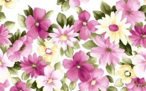  花卉背景布纹图案 碎花背景图 艺术风格花卉图案色彩 花卉壁纸