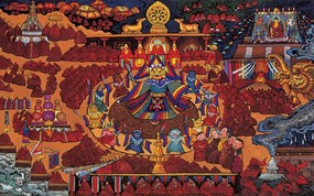 藏族祥巴版画 壁纸19 藏族祥巴版画 绘画壁纸
