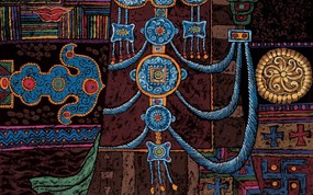 藏族祥巴版画 壁纸21 藏族祥巴版画 绘画壁纸