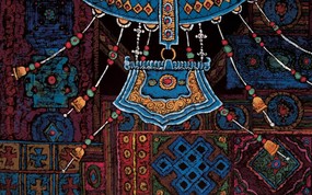 藏族祥巴版画 壁纸23 藏族祥巴版画 绘画壁纸