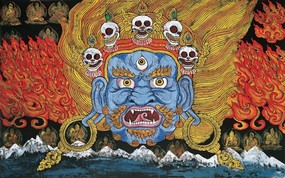 藏族祥巴版画 壁纸26 藏族祥巴版画 绘画壁纸