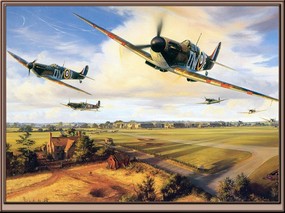手绘二战飞机 壁纸13 手绘二战飞机 绘画壁纸