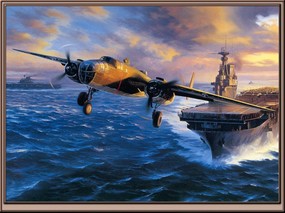 手绘二战飞机 壁纸20 手绘二战飞机 绘画壁纸
