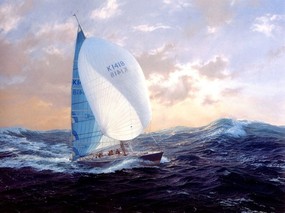 手绘帆船 1 29 手绘其他 手绘帆船 第一辑 绘画壁纸