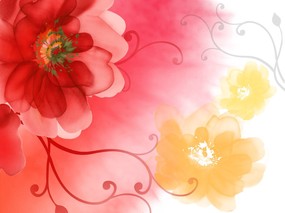 水墨花卉 2 18 水墨花卉 绘画壁纸