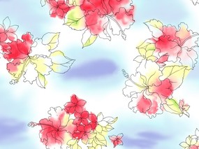 水墨花卉 2 14 水墨花卉 绘画壁纸
