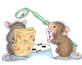  可爱小老鼠插画壁纸 鼠鼠一家-温馨小老鼠插画壁纸 绘画壁纸