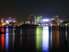 城市夜景 4 17 城市夜景 建筑壁纸