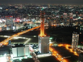 城市夜景 1 13 城市夜景 城市夜景 第一辑 建筑壁纸