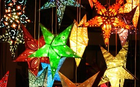 2007圣诞夜(二)-圣诞夜景与圣诞灯饰 节日壁纸