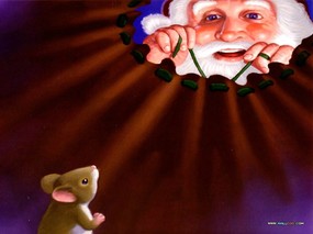 老鼠过圣诞专辑 老鼠过圣诞壁纸 节日壁纸