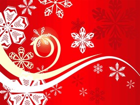  圣诞节花纹设计 圣诞节简约线条图案 圣诞节简约矢量背景 节日壁纸