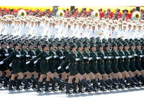 2009年国庆大阅兵女兵风姿壁纸 壁纸3 2009年国庆大阅兵 军事壁纸