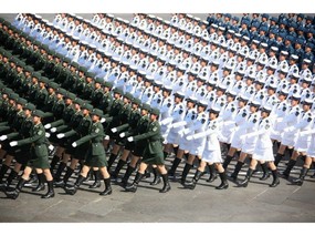 2009年国庆大阅兵女兵风姿壁纸 壁纸13 2009年国庆大阅兵 军事壁纸