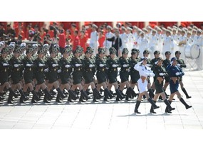 2009年国庆大阅兵女兵风姿壁纸 壁纸16 2009年国庆大阅兵 军事壁纸