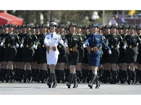 2009年国庆大阅兵女兵风姿壁纸 壁纸21 2009年国庆大阅兵 军事壁纸