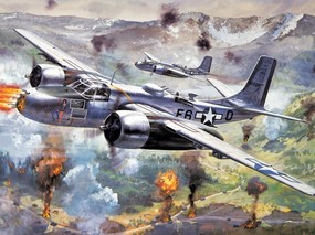 超清晰手绘战机专辑 超清晰手绘战机壁纸 军事壁纸