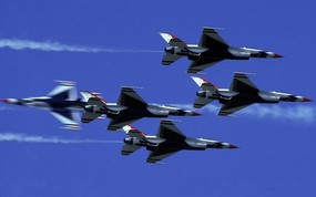 美国空军USAF的雷鸟 USAF Thunderbirds 壁纸17 美国空军USAF的雷 军事壁纸