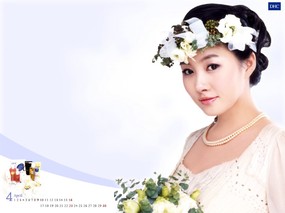  DHC广告模特 Desktop Calendar of DHC Korea 韩国DHC广告代言明星壁纸 明星壁纸