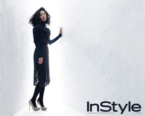  韩国时尚模特美女壁纸 韩国Instyle 封面模特壁纸(第三辑) 明星壁纸