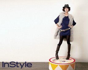  韩国时尚模特美女壁纸 韩国Instyle 封面模特壁纸(第三辑) 明星壁纸