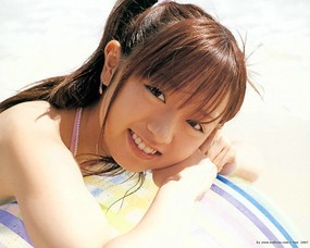  100张 早安少女组图片壁纸 Desktop Wallaper of Japanese Morning Musume 早安少女组夏威夷夏日写真壁纸 明星壁纸