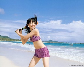  100张 早安少女组图片壁纸 Desktop Wallaper of Japanese Morning Musume 早安少女组夏威夷夏日写真壁纸 明星壁纸