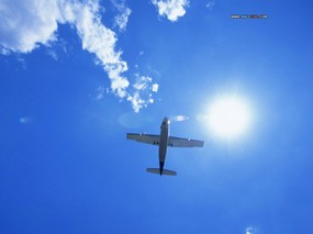 翱翔蓝天-飞机壁纸 汽车壁纸