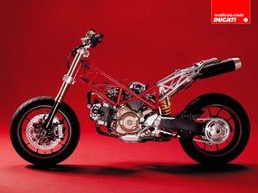 超越个性 杜卡迪 Hypermotard 1100 系列越野摩托车壁纸 酷炫越野摩托车 Ducati Hypermotard 1100S 杜卡迪越野摩托车壁纸 汽车壁纸
