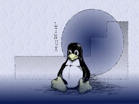 Linux系统小企鹅壁纸 Linux系统小企鹅壁纸 其他壁纸