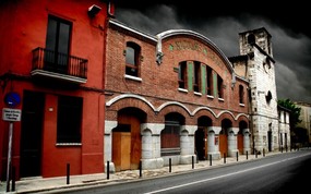 HDR 西班牙城市映像 西班牙 Girona HDR 西班牙城市风景 HDR 西班牙城市映像 人文壁纸
