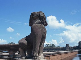 柬埔寨古朴风情 柬埔寨旅游石刻雕像 Stock Photos of Cambodia statues and sculptures 柬埔寨古朴风情 人文壁纸