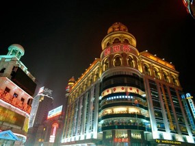 上海夜景 繁华之都 上海夜景图片壁纸China Travel Shanghai Night Scene 上海夜景繁华之都 人文壁纸