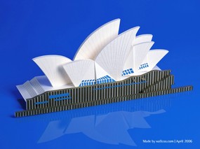 世界建筑模型大观 第二辑 世界著名建筑模型图片 Paper models of world famous buildings 世界建筑模型大观(二) 人文壁纸