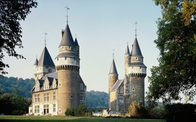 文化之旅 地理人文景观壁纸精选 第二辑 Faulx Les Tombes Castle Namur Belgium 比利时 Faulx Les Tombes城堡图片壁纸 文化之旅地理人文景观壁纸精选 第二辑 人文壁纸