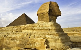 文化之旅 地理人文景观壁纸精选 第二辑 The Sphinx Giza Near Cairo Egypt 埃及开罗 吉萨狮身人面像图片壁纸 文化之旅地理人文景观壁纸精选 第二辑 人文壁纸